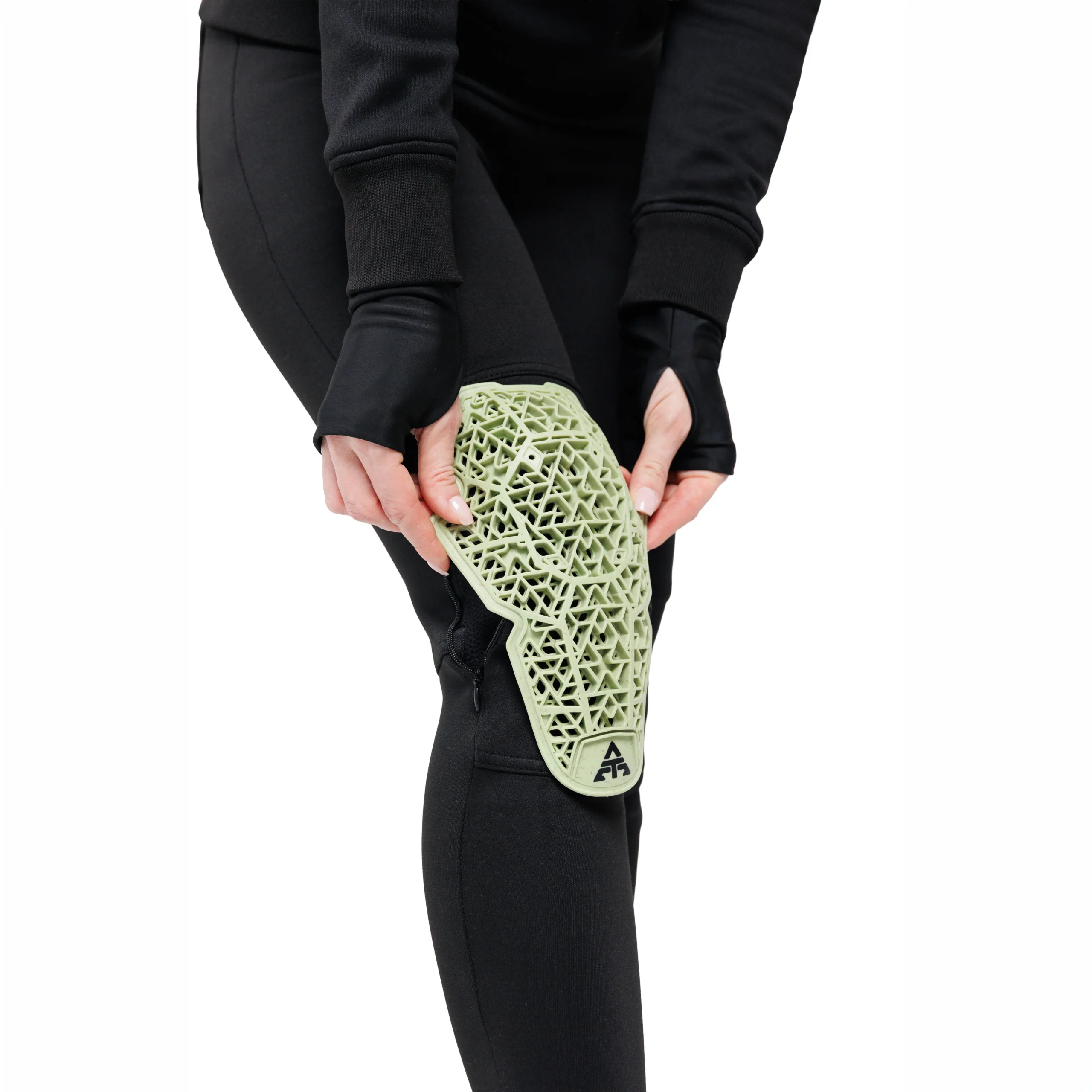 Ivy Burn 2.0 - damskie legginsy motocyklowe z wysokim stanem - jednowarstwowe - certyfikat AA - obrazek 6